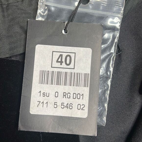 NWT Yves Saint Laurent Black Velvet Lace-Up Pants Runway Tom Ford F/W 2001 - Picture 7 of 14